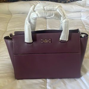 NWT Kate Spade Lana Deep Plum Bag